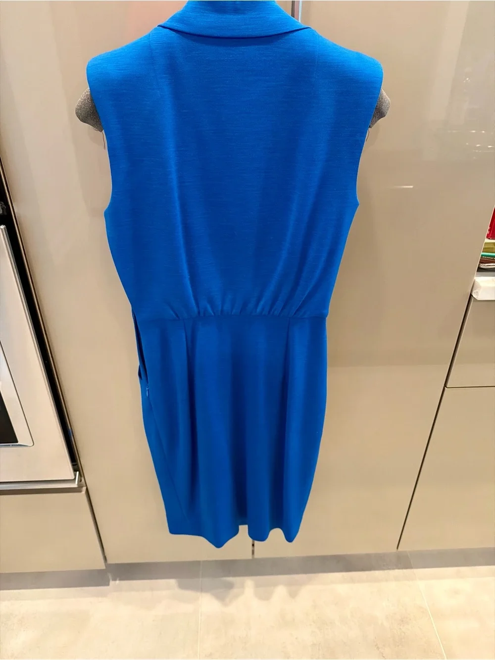 Akris Electric Blue Polo-Style Top - Picture 6 of 8